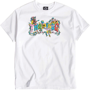 Thrasher Devil'S Music T-Shirt - Size: SMALL White