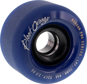 Blood Orange Morgan 70mm 84a Midnight Navy Longboard Wheels (Set of 4)