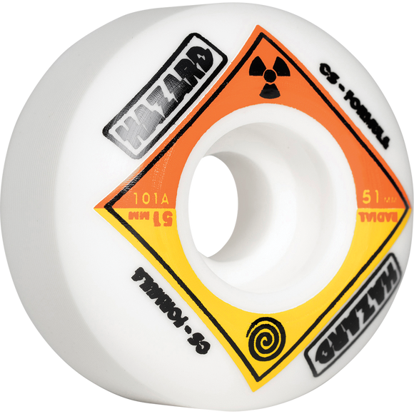 Hazard CS Skateboard Wheels (Set of 4) - Skateboarding