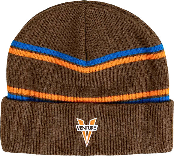 Venture Heritage Cuff BEANIE Brown/Orange/Blu