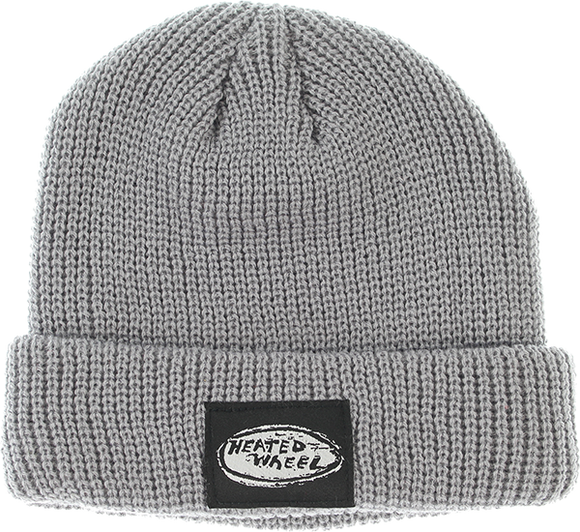 The Heated Wheel Oval BEANIE Grey