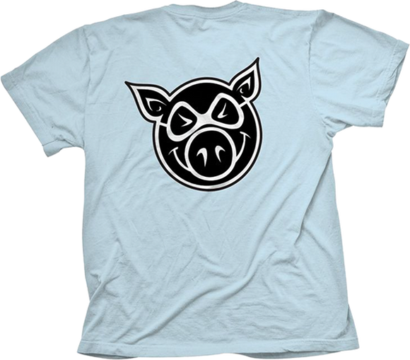 Pig Head T-Shirt - Size: SMALL Pool Lt.Blue