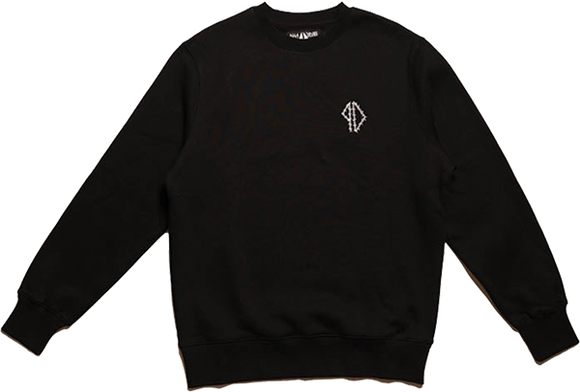 Piss Drunx Barbed Crew Sweatshirt - X-LARGE Black