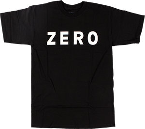 Zero Army Logo T-Shirt - Size: SMALL Black/White