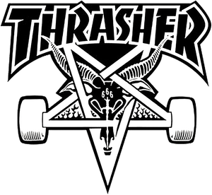 Thrasher Skategoat Board Decal Single