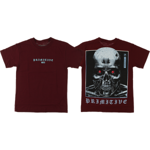 Primitive Machine Short Sleeve T-Shirt Burgundy