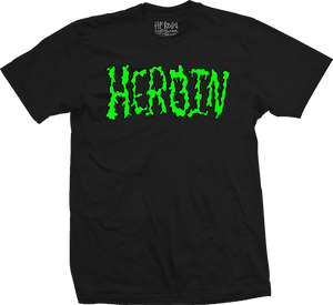 Heroin Dead Toons T-Shirt - Size: SMALL Black