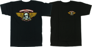 Powell Peralta Winged Ripper T-Shirt - Size: SMALL Black