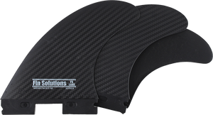 Fin Solutions FFS Large Black Weave 3 Surfboard Fin Set