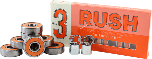 Rush Abec-3 Bearings W/Spacers 