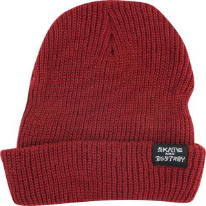 Thrasher Skategoat/Skate & Destroy BEANIE Maroon