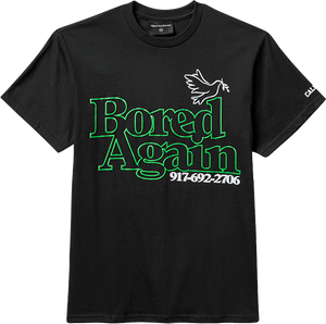 Call Me Bored Again T-Shirt - Size: SMALL Black