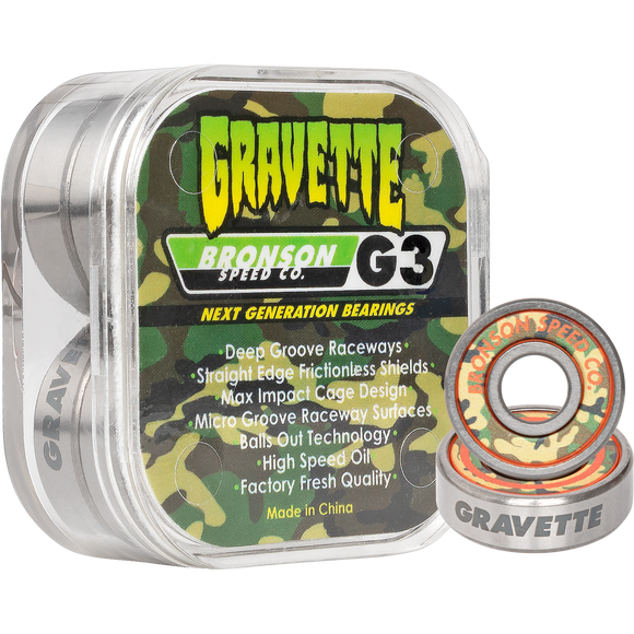 Bronson G3 David Gravette Bearings Single Set - 8 Pieces