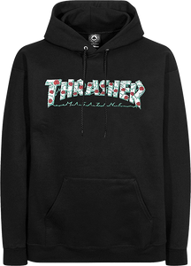 Thrasher Roses Hooded Sweatshirt - SMALL Black