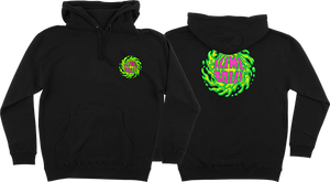 Slime Balls Sticky Bumps Logo Hooded Sweatshirt - SMALL Black