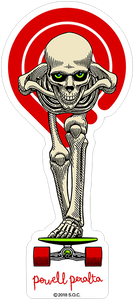 Powell Peralta Tucking Skeleton Decal Single