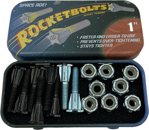 Grind King Rocket Bolts Hardware 1" Black/Sil 1 Set