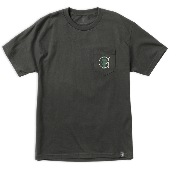 Girl Og Liner Pocket Short Sleeve T-Shirt - Size: SMALL Graphite