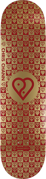 Hs Chann Trinity Skateboard Deck -8.0 Gold Foil DECK ONLY