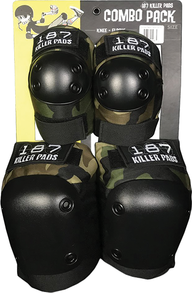 187 Combo Pack Knee/Elbow Pad Set S/M-Camo