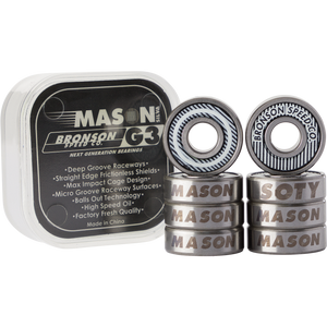 Bronson G3 Mason Silverva Bearings Single Set - 8 Pieces