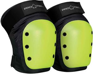 Protec Rental Knee Xl-Black/Yellow W/Black Straps 