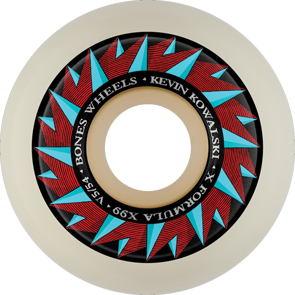 Bones Wheels Kowalski Xf V5 Against The Grain 54mm 99a Nt Skateboard Wheels (Set of 4)