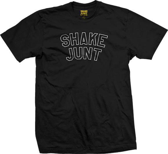 Shake Junt Arch Logo T-Shirt - Size: SMALL Black