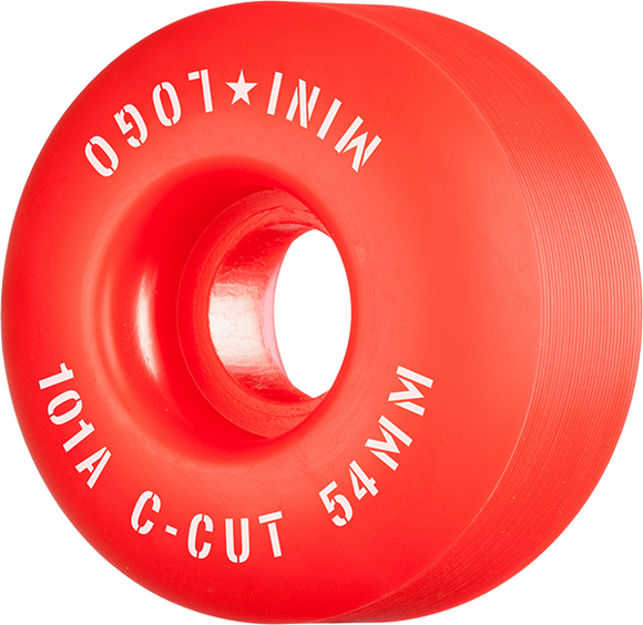 Ml C-Cut 54mm 101a Red Pp Skateboard Wheels (Set of 4)