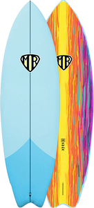 Ocean and Earth Epoxy Softboard 7'0"Mark Richards Twin Sky Blue