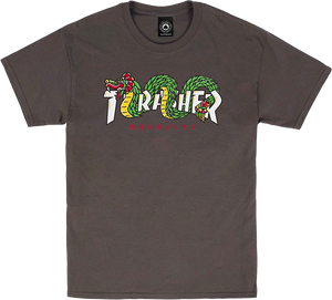 Thrasher Aztec T-Shirt - Size: X-LARGE Charcoal