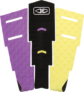 O&E Ocean & Earth Dakoda Walters 3 PIECE Tail Pad Black/Purple/Yellow