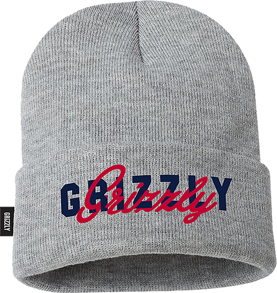 Grizzly No Substitute BEANIE Grey