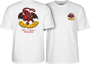 Powell Peralta Cab Dragon II T-Shirt - Size: SMALL White