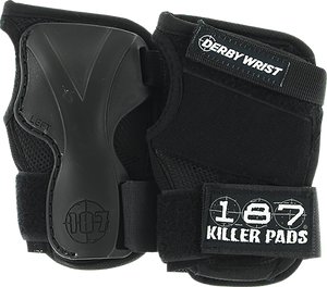 187 Derby Wrist Guard Xl-Black  