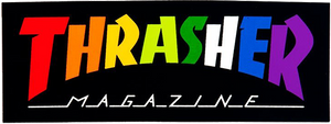 Thrasher Rainbow Mag Decal