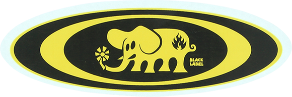 BLL OVAL ELEPHANT DECAL SINGLE ASST.