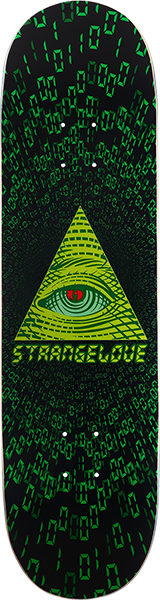 Strangelove All Seeing Eye Skateboard Deck -8.0 DECK ONLY