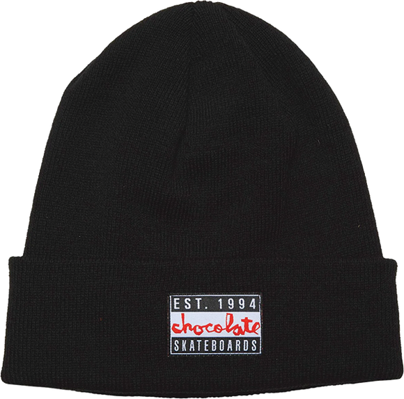 Chocolate Advisory BEANIE Black