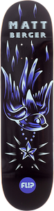 Flip Berger Blacklight Skateboard Deck -8.25 DECK ONLY