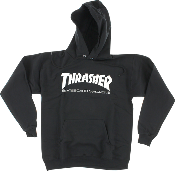 Thrasher Skate Mag Hooded Sweatshirt - MEDIUM Black/White