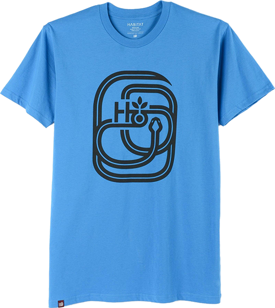 Habitat Serpent T-Shirt - Size: X-LARGE Artic Blue