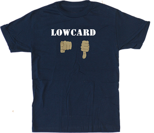 Lowcard You Suck T-Shirt - Size: SMALL Navy