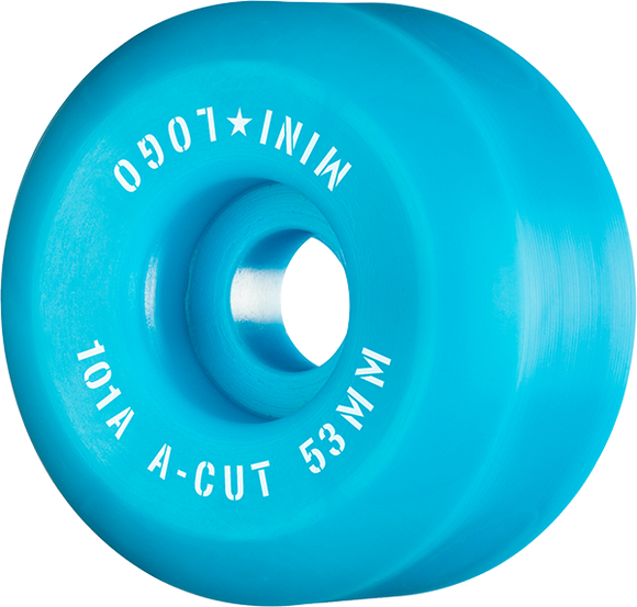 Ml A-Cut 53mm 101a Blue  Skateboard Wheels (Set of 4)