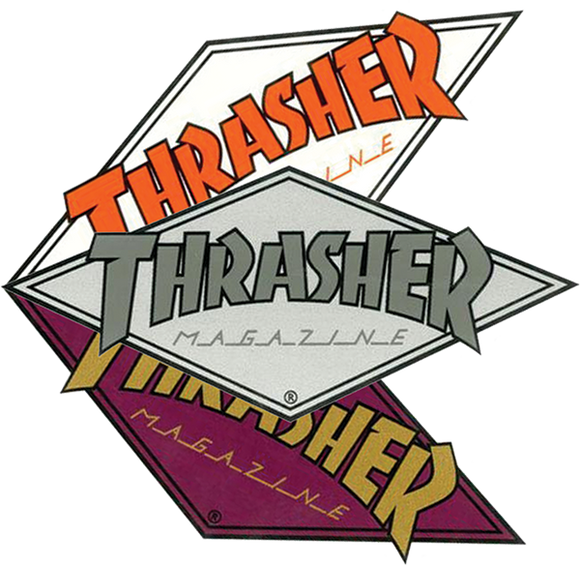 Thrasher Diamond Decal Single Assorted Colors