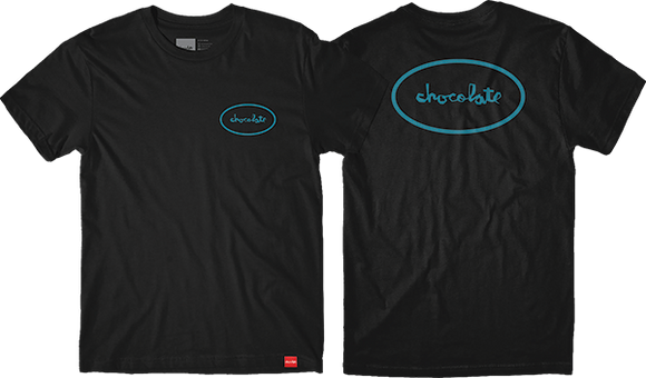 Chocolate Oval T-Shirt - Size: SMALL Black