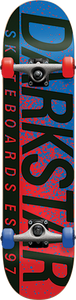 Darkstar Wordmark Complete Skateboard -8.0 Red/Blue Fp 