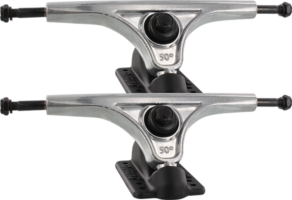 Slant Inverted Truck 180mm Raw/Black Skateboard Trucks (Set of 2)