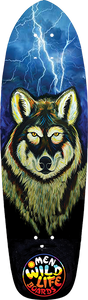 Omen Bolt Wolf Mini Cruiser Skateboard Deck -8.5x29 DECK ONLY