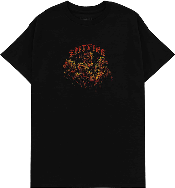 Spitfire Apocalypse T-Shirt - Size: SMALL Black